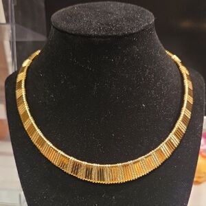 Trifari Elegant Gold OMEGA Necklace